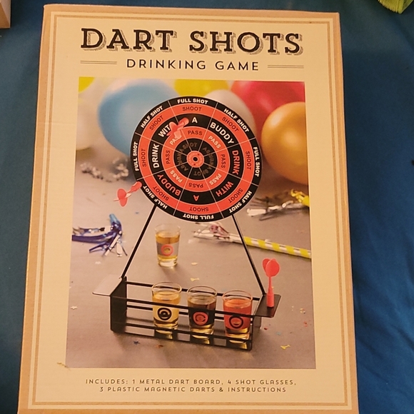 Dart Shots Drinking Game - Picture 1 of 2